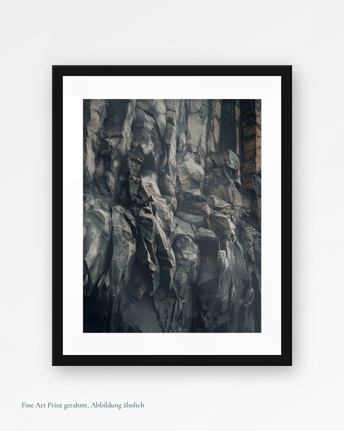 Motiv Gestein Fine Art Print gerahmt